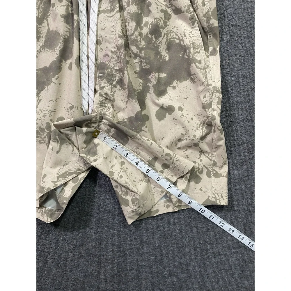 VVA swim trunk shorts Camouflage Print Beige Size M SEE PICTURE DETAILS